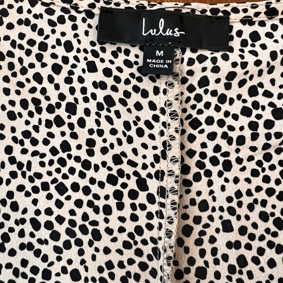 Cheetah-Print Long Sleeve Button-Up Top from Lulus - Size Medium - Picture 9 of 11
